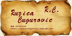 Ružica Čugurović vizit kartica